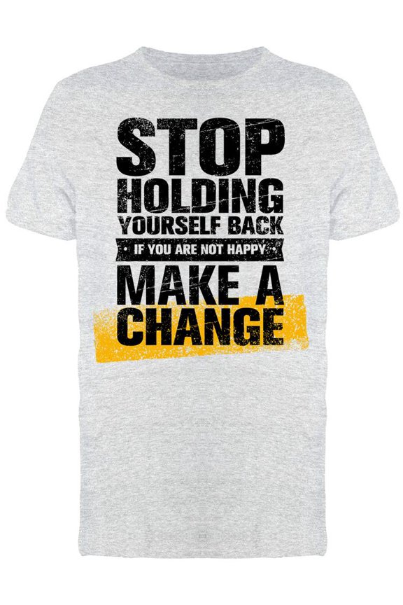 Stop Holding Tee Men's -Image by Shutterstock Men's T-shirt