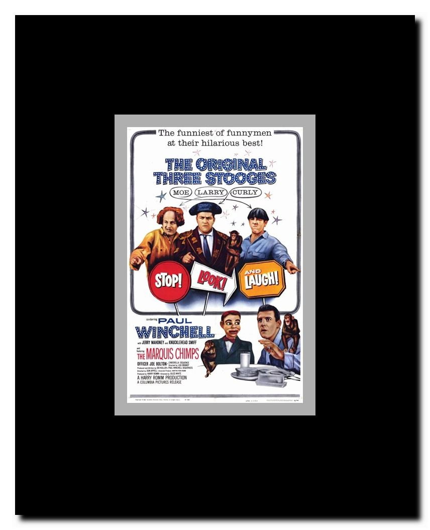 Stop Look and Laugh Framed Movie Poster