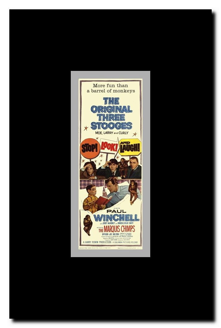 Stop Look and Laugh Framed Movie Poster