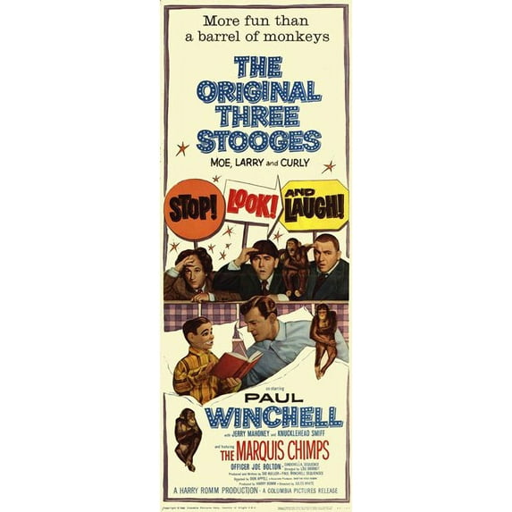 Stop Look and Laugh Movie Poster (11 x 17)