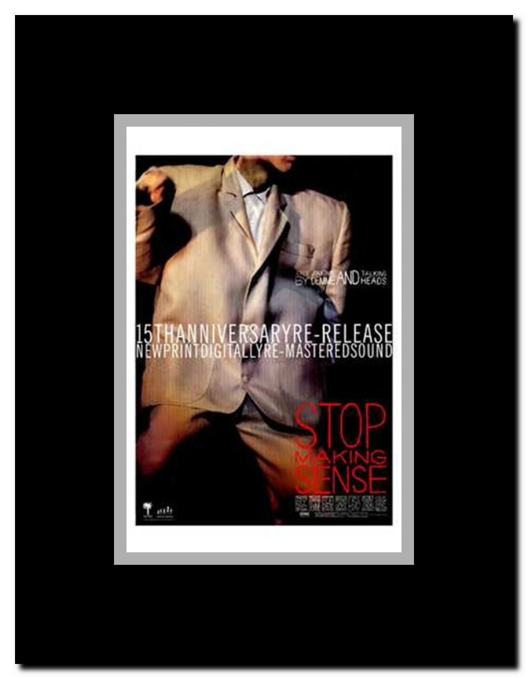 Stop Making Sense Framed Movie Poster