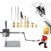 Stop Motion Animation Rig Arm with 6 Connectors & Dual Knob Control for Accurate Linear Movement- Character Movement Dual-Rail Winder Kit for complex movements-making things fly