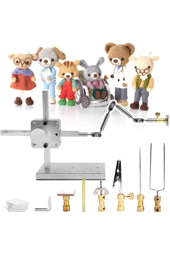 Stop Motion Animation Rig Arm/Character Movement Dual-rail winder kit/Studio Stop Motion kit featuring 6 connectors for smooth animation-Enhance character movement,Payload 200-300g