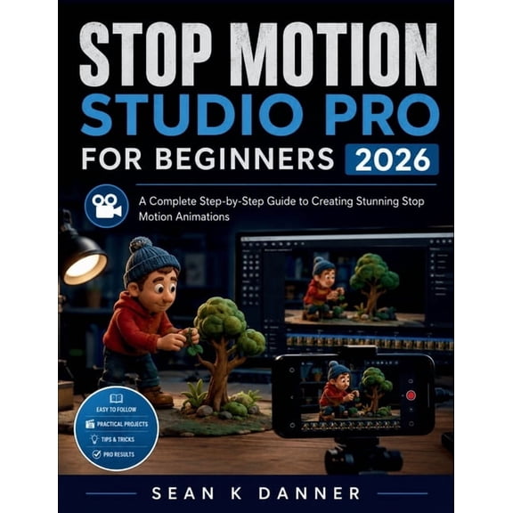 Stop Motion Studio Pro for Beginners: A Complete Step-by-Step Guide to Creating Stunning Stop Motion Animations, (Paperback)