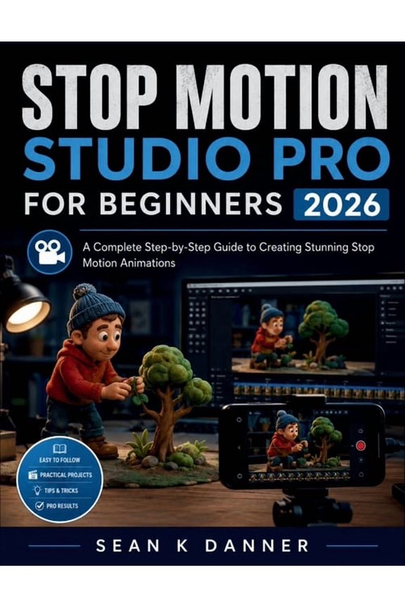 Stop Motion Studio Pro for Beginners: A Complete Step-by-Step Guide to Creating Stunning Stop Motion Animations, (Paperback)