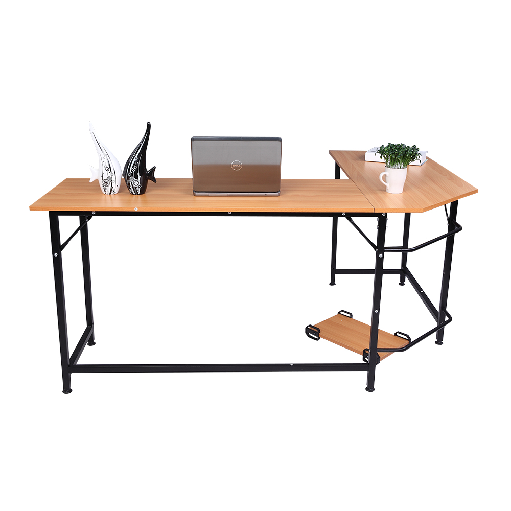 Stop Now LShaped Desktop Computer Desk Corner Desk, Home Gaming Desk