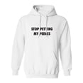 thumbnail image 1 of Stop Petting My Peeves Adult Hooded Sweatshirt, 1 of 3