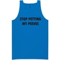 thumbnail image 1 of Stop Petting My Peeves Neon Tank Top, 1 of 1