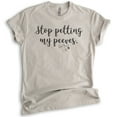 thumbnail image 1 of Stop Petting My Peeves Shirt, Unisex Women's Men's Shirt, Funny Saying Shirt, Annoyed Shirt, Light Silk Gray, Medium, 1 of 6