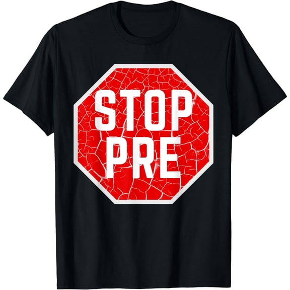 Stop Pre Shirt Marathon Running Legend Runner Vintage Men T-Shirt
