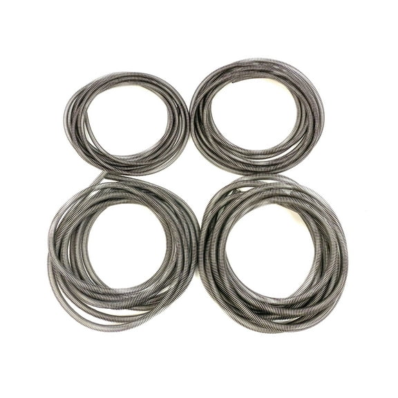 The Stop Shop Stainless Brake and Fuel Line Protector (Gravel Guard Spring) For 3/16 Inch, 1/4 Inch, 5/16 Inch and 3/8 Inch, All 16 Foot pieces (4 Total pieces)
