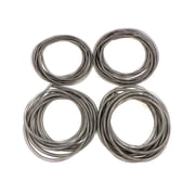 The Stop Shop Stainless Brake and Fuel Line Protector Gravel Guard Spring For 3/16 Inch, 1/4 Inch, 5/16 Inch and 3/8 Inch, All 16 Foot pieces 4 Total pieces