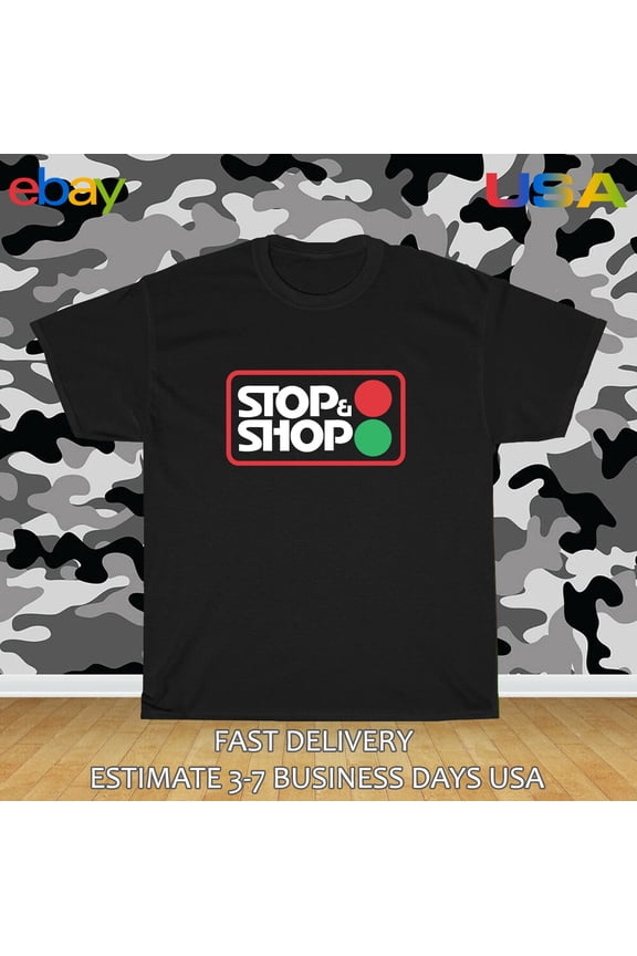 Stop & Shop Supermarket Logo Men's T-Shirt American Size T-Shirt