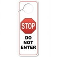thumbnail image 1 of Stop Sign Do Not Enter Plastic Door Knob Hanger Sign, 1 of 1
