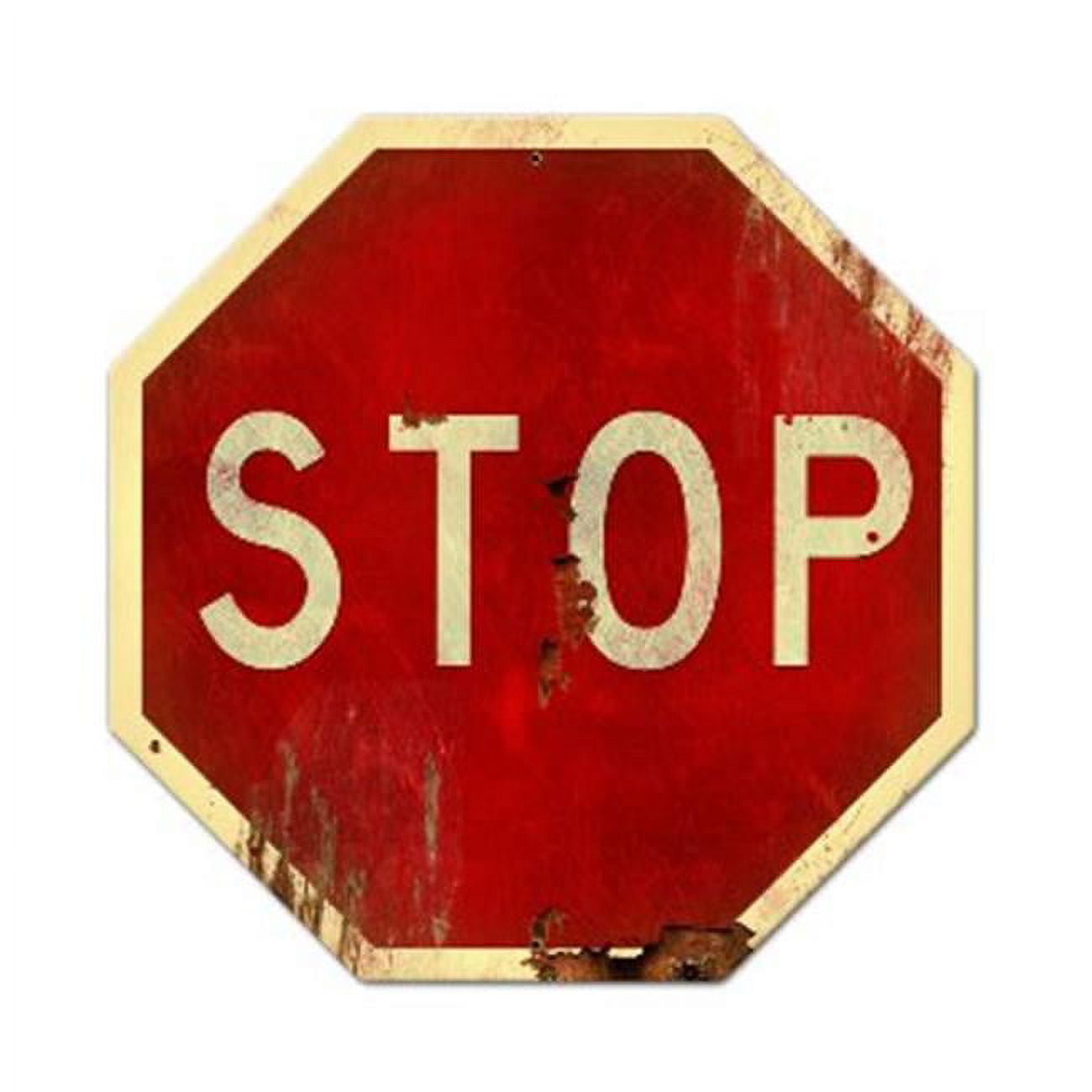Stop Sign ストップサイン　アメリカン　ビンテージ STOP SIGN NEW HIGH INTENSITY REFLECTIVE METAL - Municipal