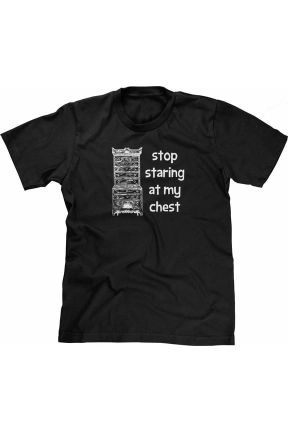 Stop Staring At My Chest T-Shirt funny saying sarcastic Funny Tshirts for Men
