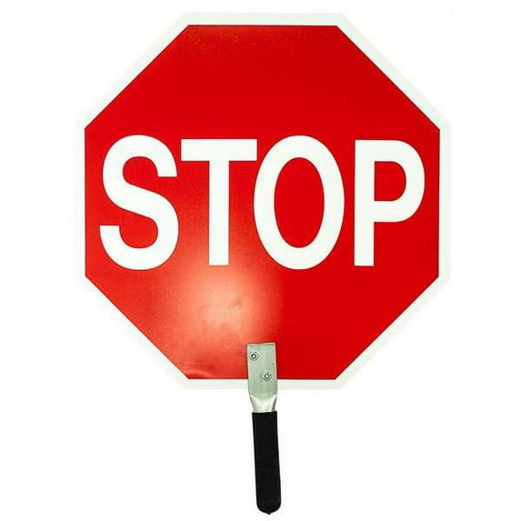 Stop/Stop Traffic Paddle, Aluminum (1 Unit)