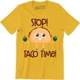 thumbnail image 1 of Stop Taco Time - Funny Cinco Mexican Taco Lover Men's T-Shirt, 1 of 4