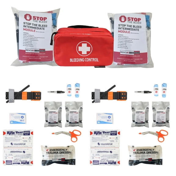 Stop The Bleed - Dual Treatment Kit - Intermediate