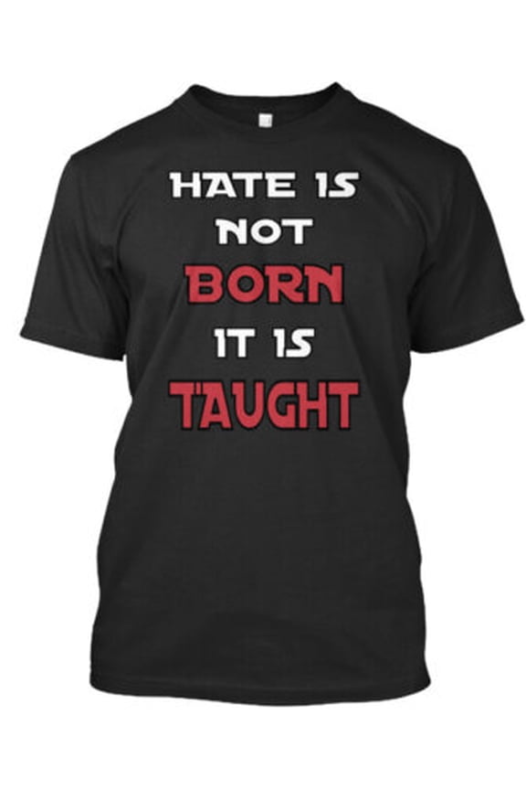 Stop The Hate Message Graphic T-Shirt