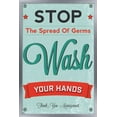 thumbnail image 1 of Stop The Spread of Germs - Wash Your Hands Wall Poster, 22.375" x 34", Framed, 1 of 3