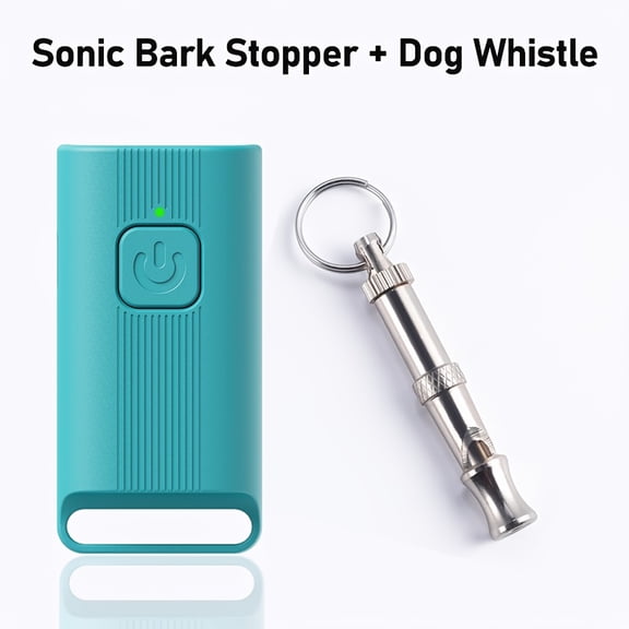 Stop Unwanted Barking Instantly with This Automatic Soundwave Technology Dog Repellent Device Festival Gift-Sonic Bark Stopper + Dog Whist