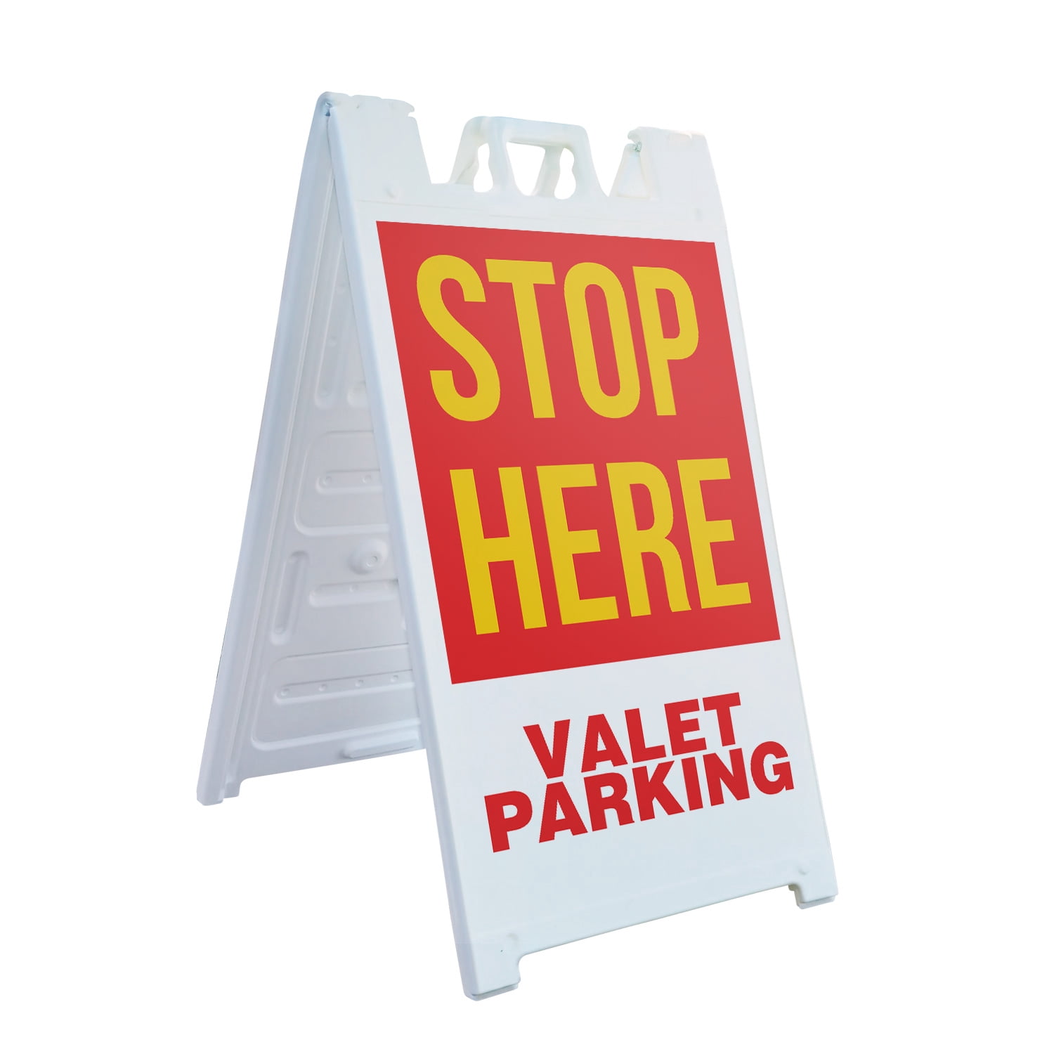 Traffic Insert Stop Here Valet Parking 24