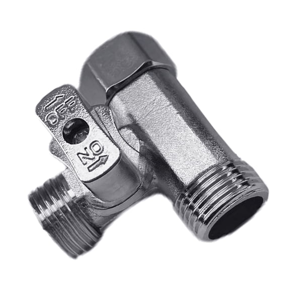 Stop Valves 1/2inch Thread Water Splitter Valves Upgrades for Connecting Bidet Toilet & Dishwasher Kitchen Bathroom