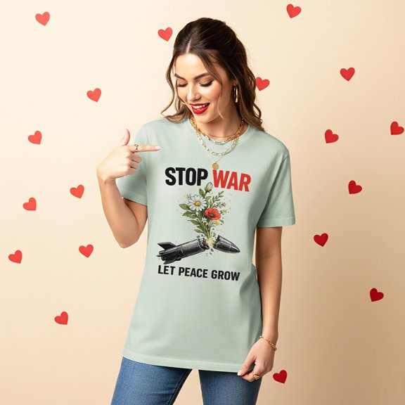Stop War TShirt Peace Activist Gift