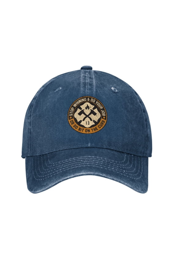 Stop Whining Orange And Tan Adult Adjustable Classic Washed Casquette Cap Hat Baseball Cap For Man For Woman