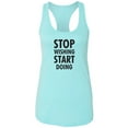thumbnail image 1 of Stop Wishing Start Doing Racerback Tank, 1 of 3