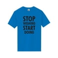 thumbnail image 1 of Stop Wishing Start Doing Short Sleeve Neon T-Shirt, 1 of 1