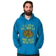 thumbnail image 1 of Stop World Melt You Grilled Cheese Hoodie Sweatshirt Women Men Brisco Brands 2X, 1 of 6