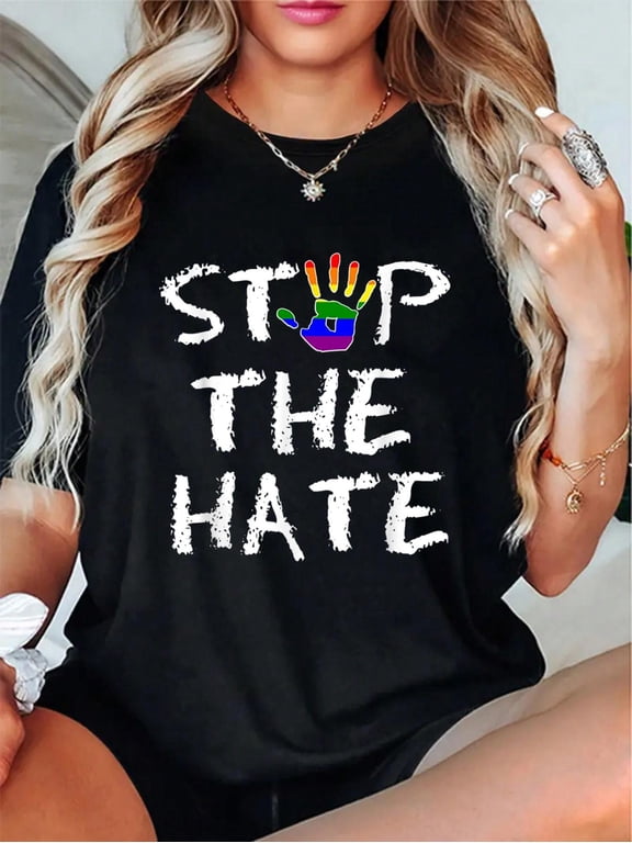 Stop the Hate Tolerance Acceptance and Equality T-Shirt