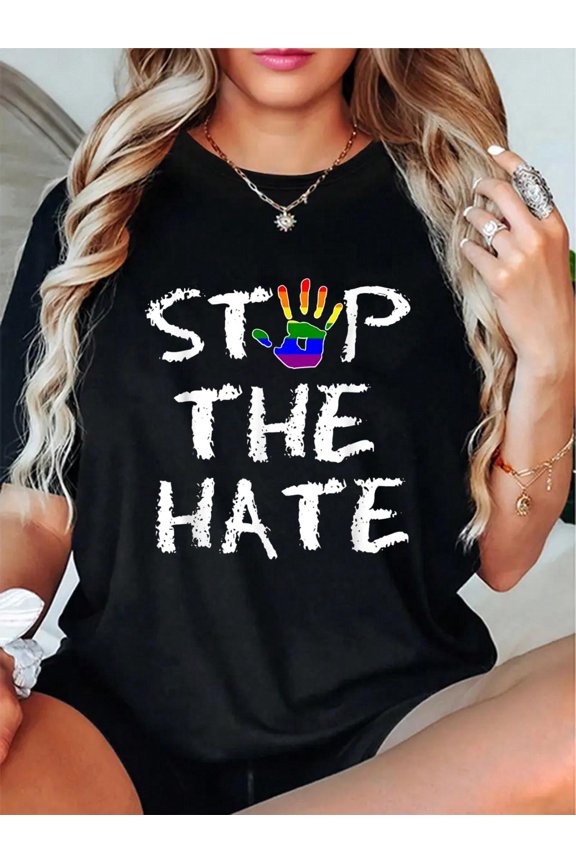 Stop the Hate Tolerance Acceptance and Equality T-Shirt