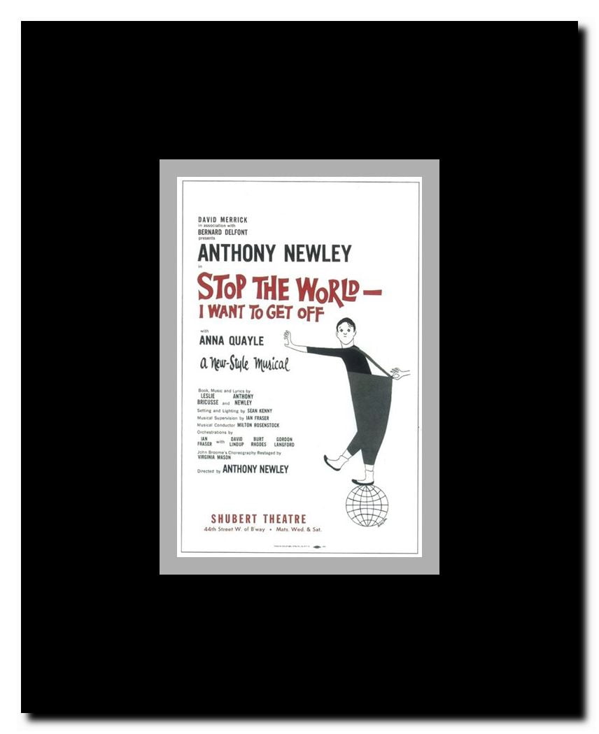 Stop the World I Want to Get Off (Broadway) Framed Movie Poster