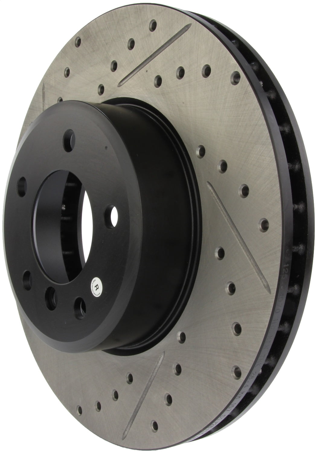 StopTech 04-07 BMW 525/530 Series / 08-09 528/535 Series Front Right Slotted & Drilled Rotor