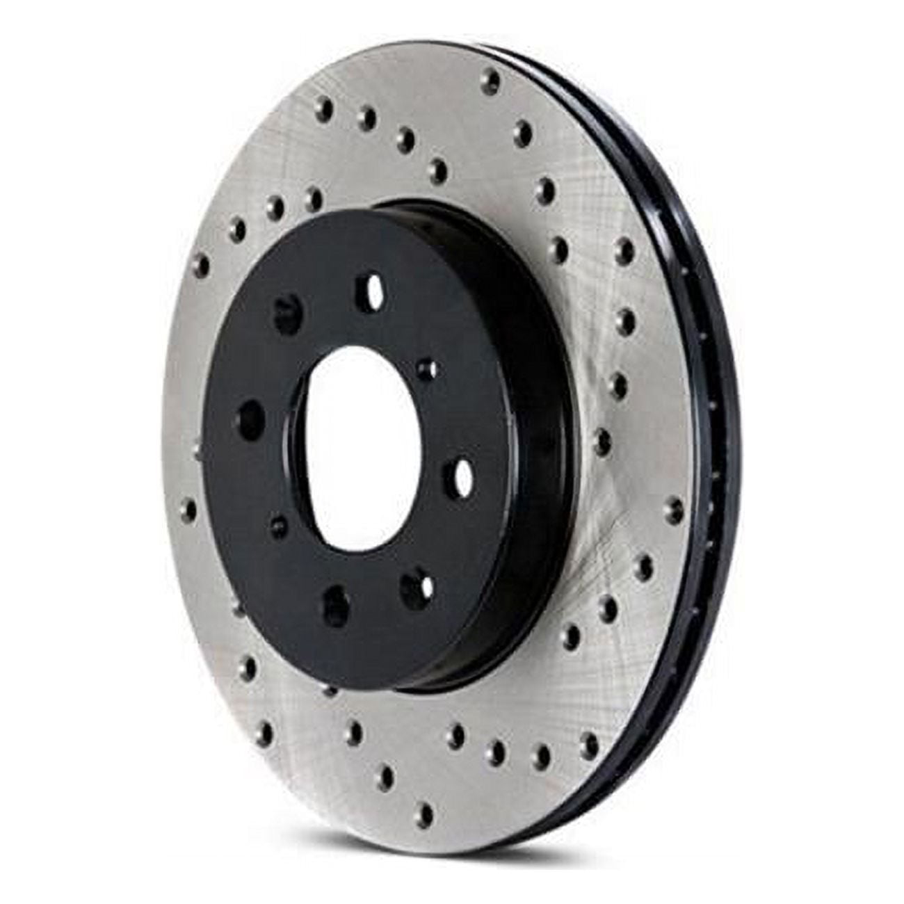 StopTech Select Sport 13-17 Toyota Land Cruiser Drilled / Slotted Rear Passenger-Side Brake Rotor