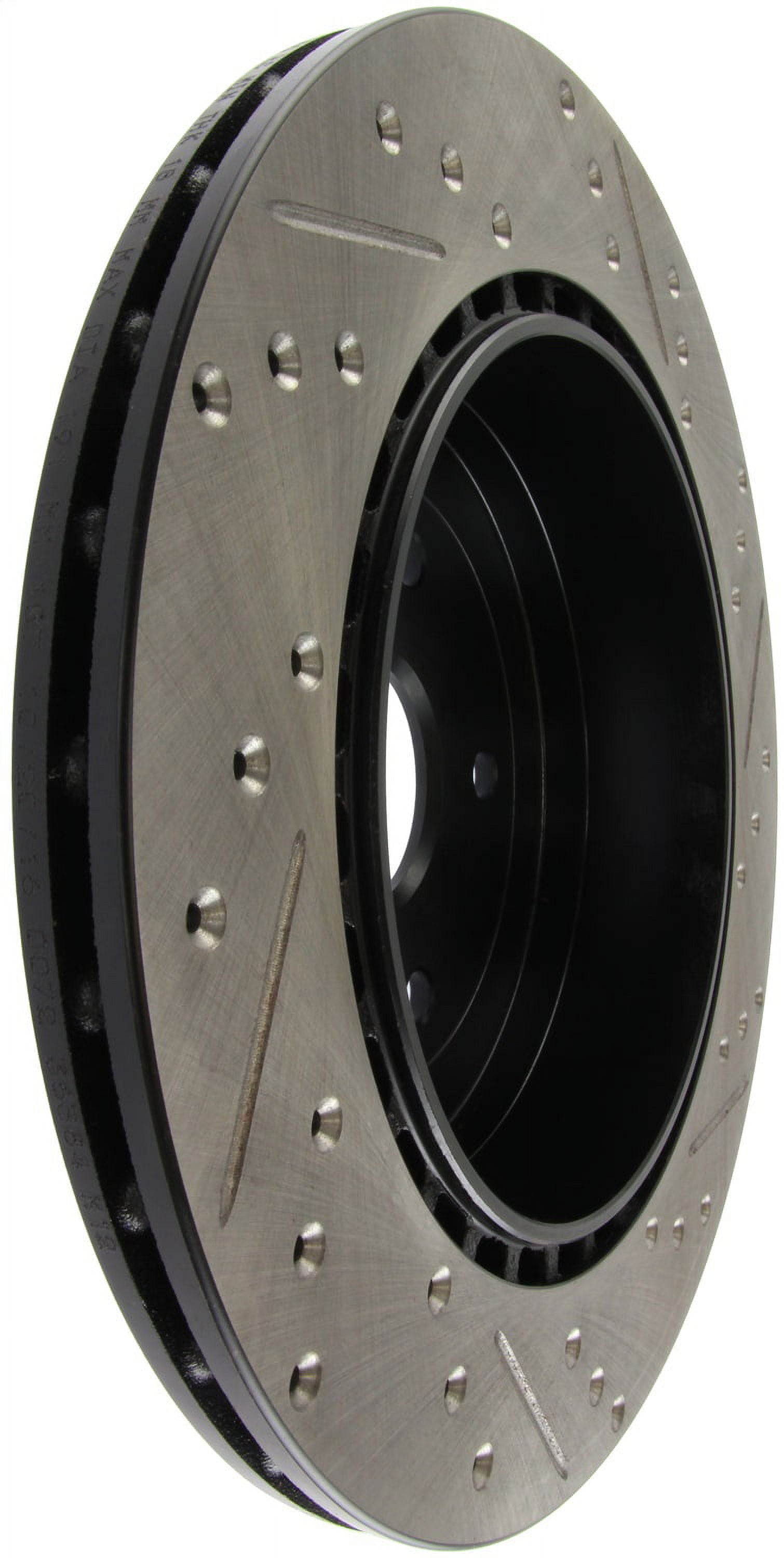 StopTech 08+ Subaru STI (Will Not Fit 05-07) Slotted & Drilled Sport Brake Rotor Fits select: 2015-2017 SUBARU WRX, 2017 SUBARU BRZ