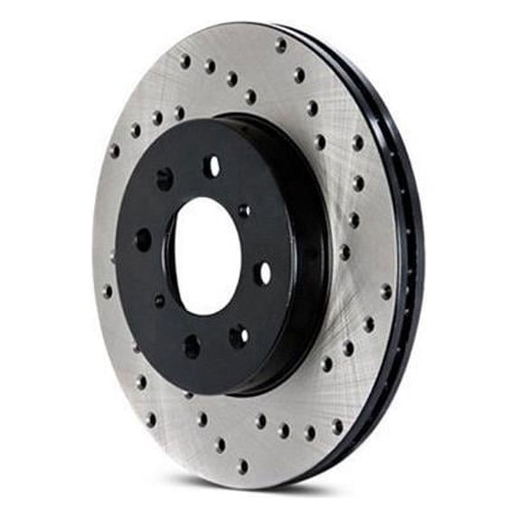 StopTech 09-13 VW CC 3.6L VR6 / 08-09 & 12 Golf R/Golf R32 Drilled Left Rear Rotor