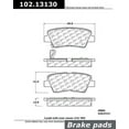 thumbnail image 1 of StopTech 102.13130 Brake Pad, Metallic, 1 of 4