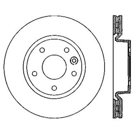 StopTech 126.22011CSR StopTech Sport Rotor Fits select: 2014-2017 LAND ROVER RANGE ROVER SPORT, 2014-2017 LAND ROVER RANGE ROVER