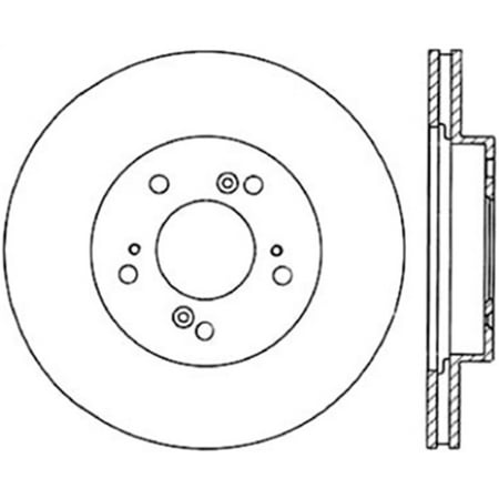 StopTech 126.40026CSR StopTech Sport Rotor Fits select: 1997-2001 HONDA CR-V, 1997-2001 HONDA PRELUDE