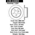thumbnail image 1 of StopTech 126.44085SL StopTech Sport Rotor Fits 92-03 Camry ES300 Solara Fits select: 1992-2001 TOYOTA CAMRY, 1997-2001 LEXUS ES, 1 of 3