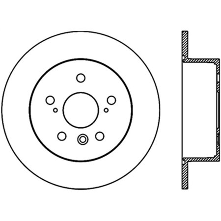 StopTech 126.44144CSL StopTech Sport Rotor Fits 07-12 Avalon Camry ES350 Fits select: 2007-2011 TOYOTA CAMRY, 2007-2012 LEXUS ES
