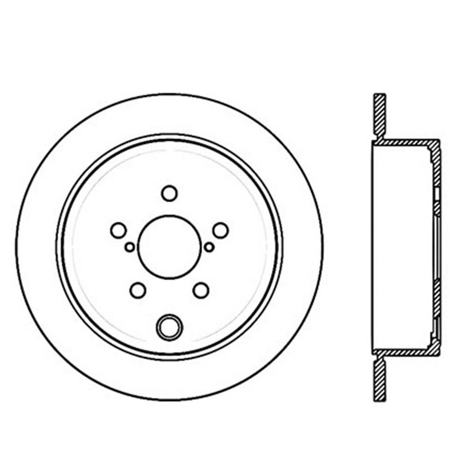 StopTech 126.47029SR StopTech Sport Rotors; Rear Right; Fits select: 2015 SUBARU OUTBACK, 2009-2013 SUBARU FORESTER
