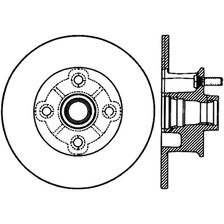 StopTech 126.62010CSR StopTech Sport Rotor Fits 63-82 Corvette Fits select: 1966-1982 CHEVROLET CORVETTE