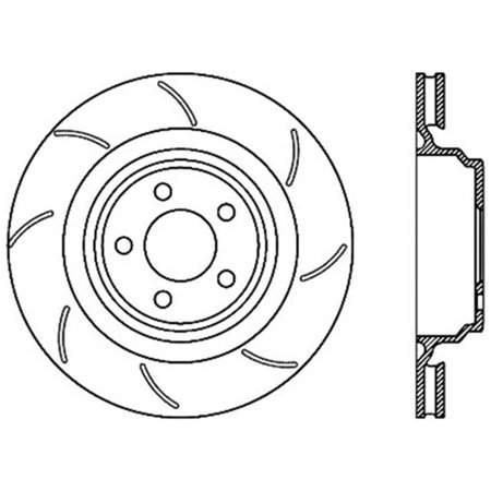 StopTech 126.63064CSL StopTech Sport Rotor Fits 300 Challenger Charger Magnum Fits select: 2020-2022 DODGE CHARGER, 2015-2019 DODGE CHALLENGER