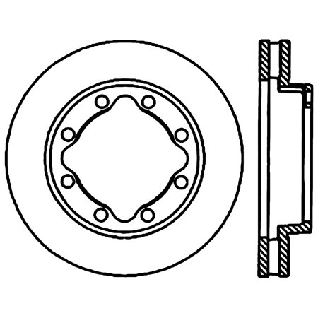 StopTech 126.66026CSL StopTech Sport Rotor Fits K3500 Pickup Ram 2500 Ram 3500 Fits select: 1994-1999 DODGE RAM 2500, 1994-1999 DODGE RAM 3500