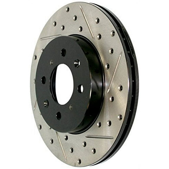 StopTech 127.34061L StopTech Sport Rotors; Drilled And Slotted; Rear Left; Fits select: 2004-2006 BMW X5 4.4I, 2002-2003 BMW X5 4.6IS